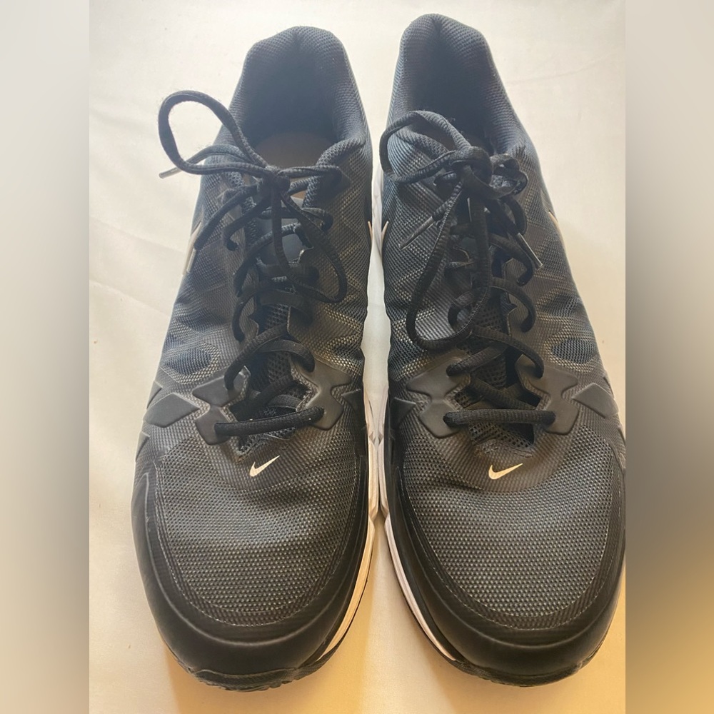 Nike Black & White Dual Fusion Running Shoes Sneakers Mens size 14 (704889-001)